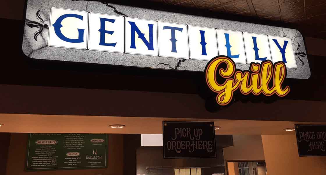 Gentilly Grill Entrace at Fair Grounds Race Course & Slots