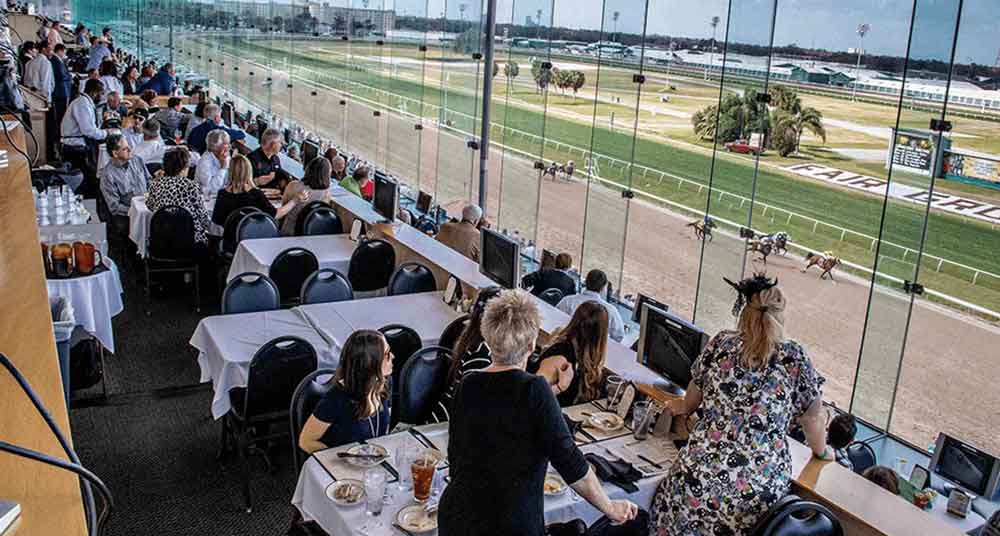 Dining at Fair Grounds Club House