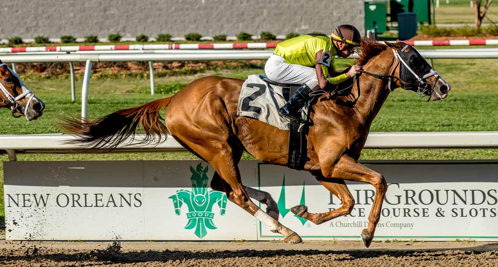 Florent Geroux Horse Racing at Fair Grounds Race Course & Slots