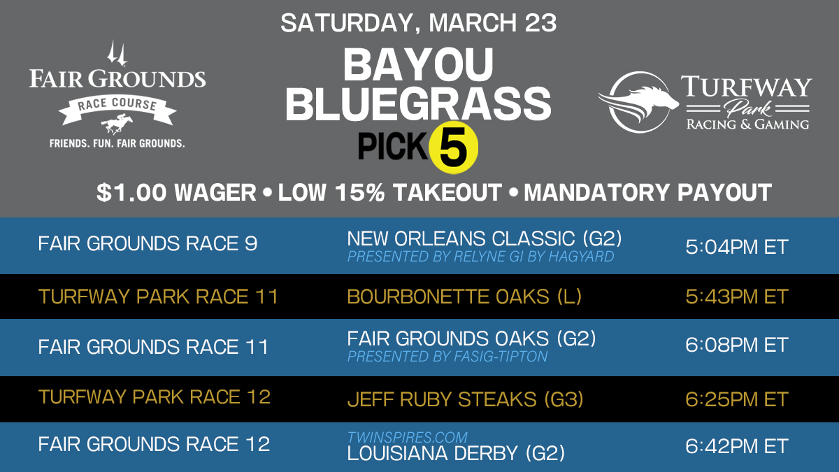 BAYOU BLUEGRASS PICK 5