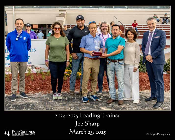Leading Trainer Joe Sharp