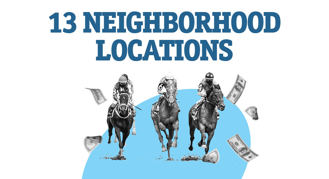 13 Neighborhood locations
