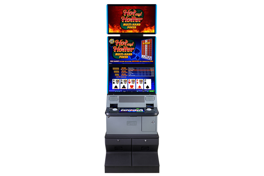 Hot and Hotter Multi Hand Video Poker Game at Fair Grounds Race Course & Slots