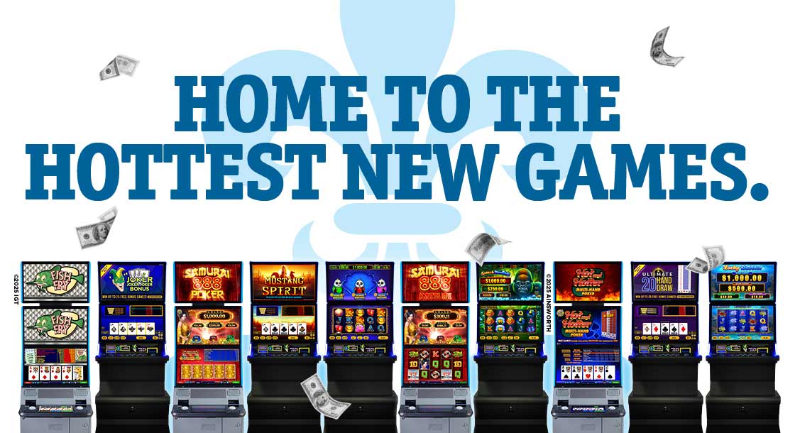 Video Poker Games at Fair Grounds Race Course & Slots