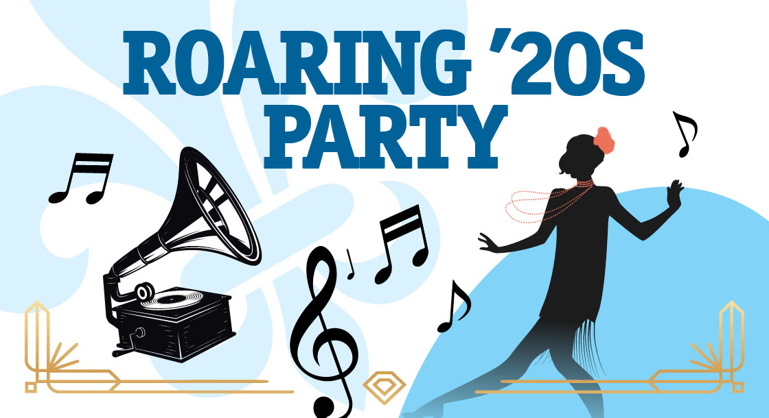 Roaring 20's party at Fair Grounds Race Course & Slots