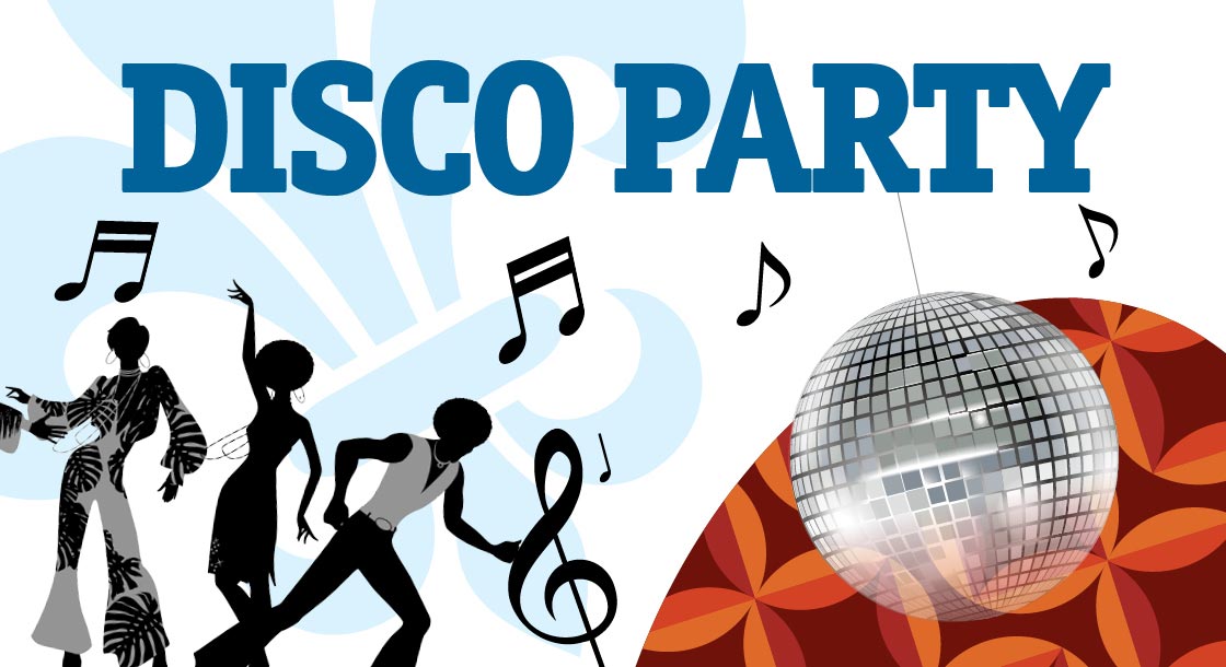 Disco party at Fair Grounds Race Course & Slots