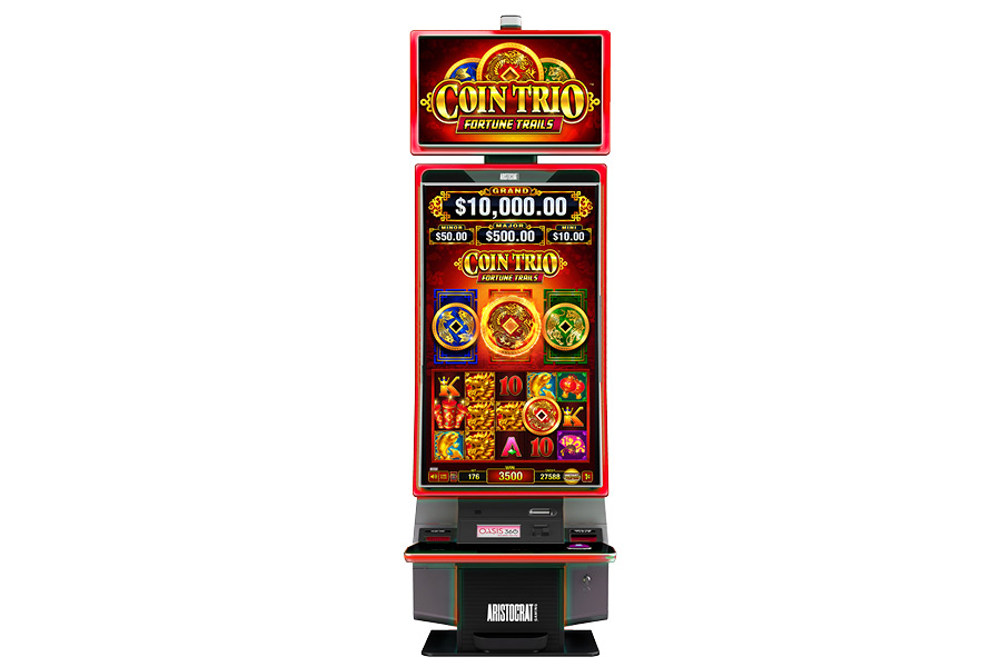 Coin Trio Fortune Trails Slot Games at Fair Grounds Race Course & Slots