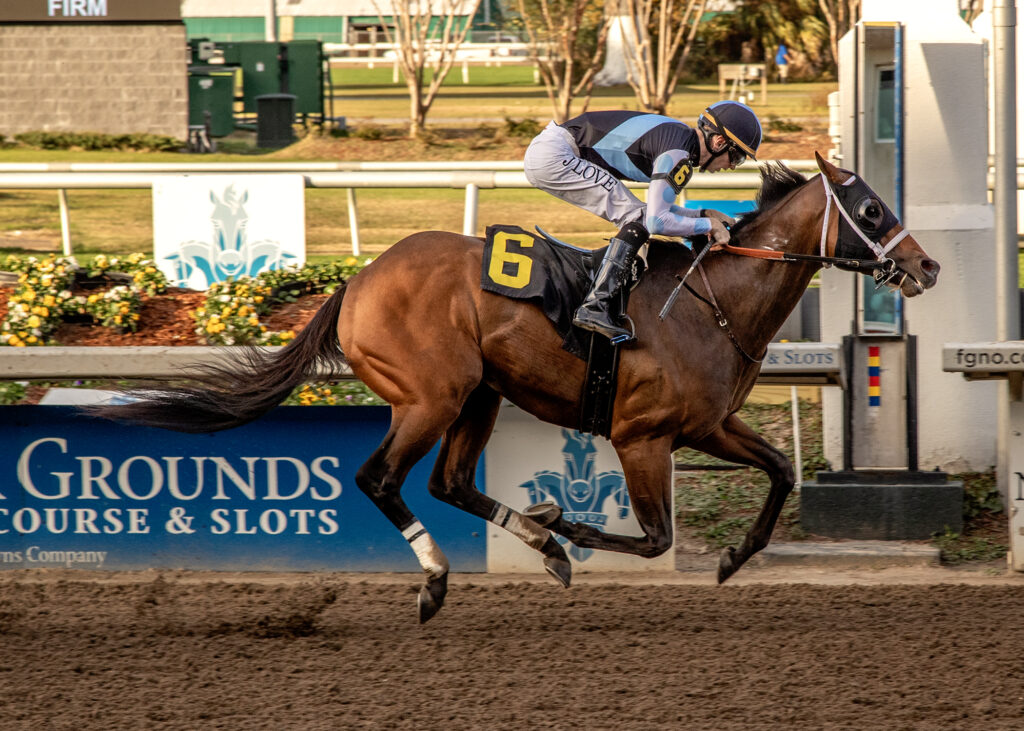 Built Returns Winning Impressively at Fair Grounds - Fair Grounds Race ...